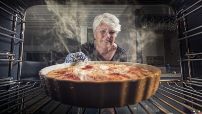 Tarte au pommes dans le four